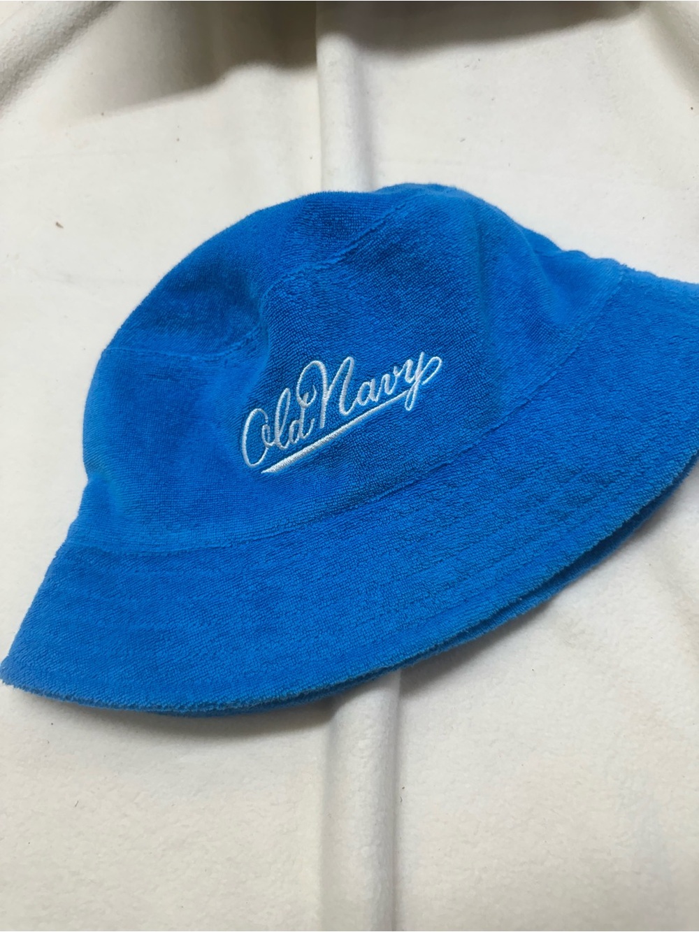 Old Navy Kid’s Blue Terry Cloth Bucket Hat Size L-XL